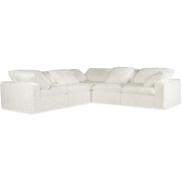 Hooker Furniture Sofa/Sectional Hooker Furniture Barefoot 5-Seat White Sectional Couch