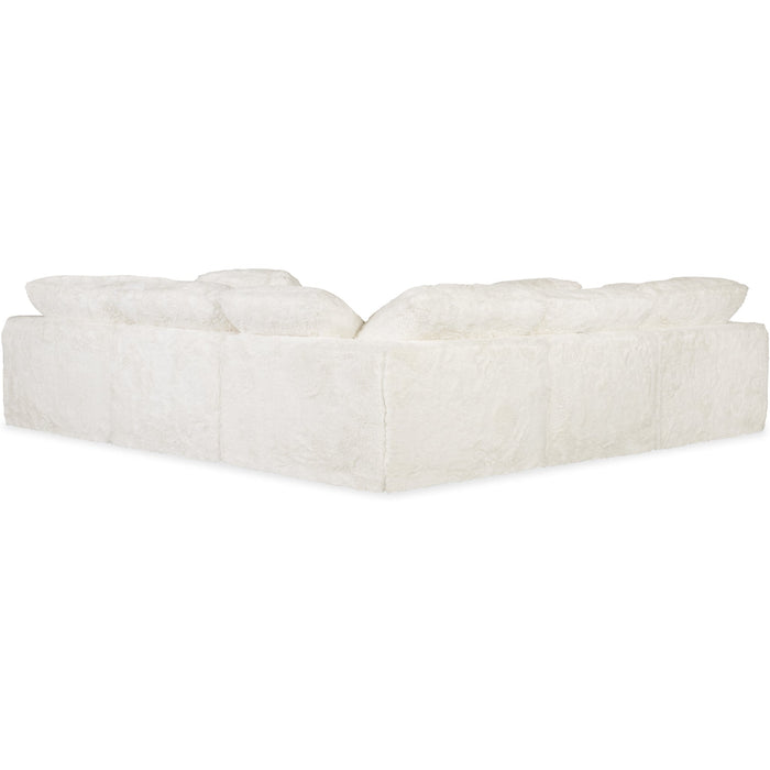 Hooker Furniture Sofa/Sectional Hooker Furniture Barefoot 5-Seat White Sectional Couch