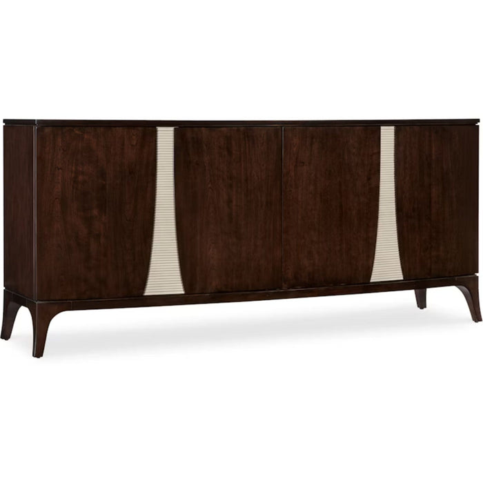 Hooker Furniture TV Console Hooker Furniture Bella Donna Dark Wood Entertainment Credenza