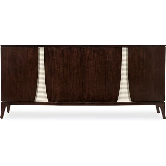 Hooker Furniture TV Console Hooker Furniture Bella Donna Dark Wood Entertainment Credenza