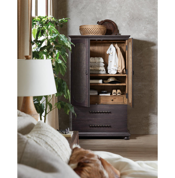 Hooker Furniture Wardrobe Hooker Furniture Bedroom Big Sky Small Dark Hickory Wood Wardrobe