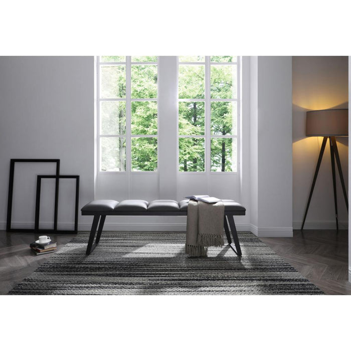 Whiteline Modern Grey Ethan Bench