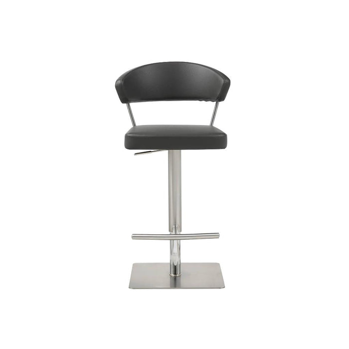 Whiteline Modern Maureen Grey Adjustable Barstool/Counter Stool
