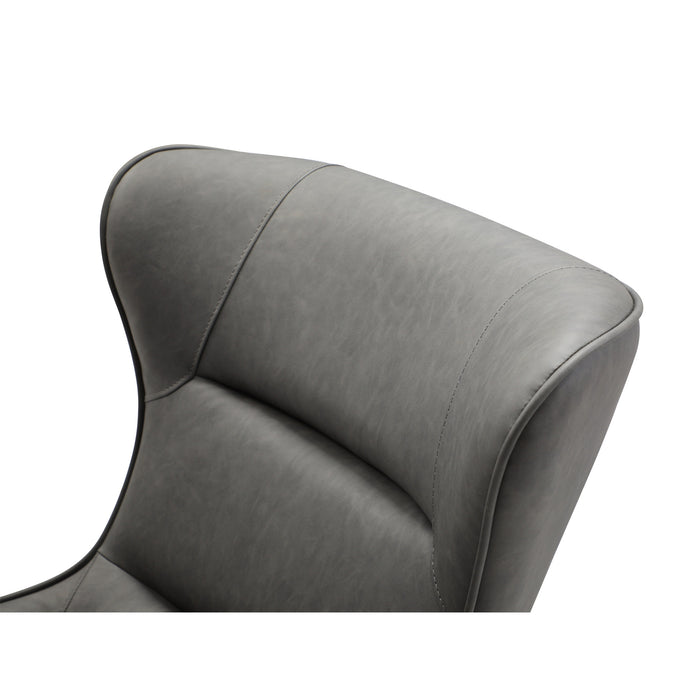 Whiteline Modern Wyatt Faux Leather Accent Chair