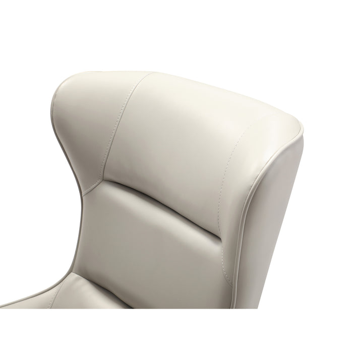 Whiteline Modern Wyatt Faux Leather Accent Chair