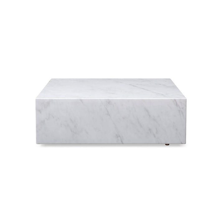 Whiteline Modern Cube Square White Coffee Table