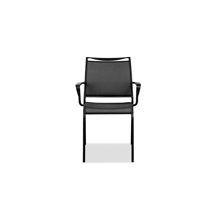 Set of 4 Whiteline Modern Aloha Outdoor Dining Armchair