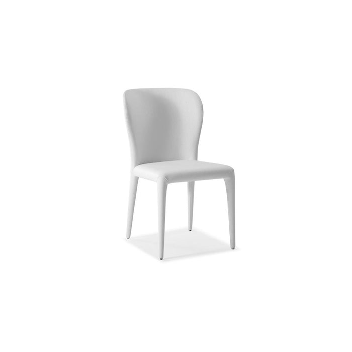 Whiteline Modern Hazel White Dining Side Chair (set of 2)