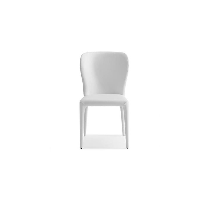 Whiteline Modern Hazel White Dining Side Chair (set of 2)