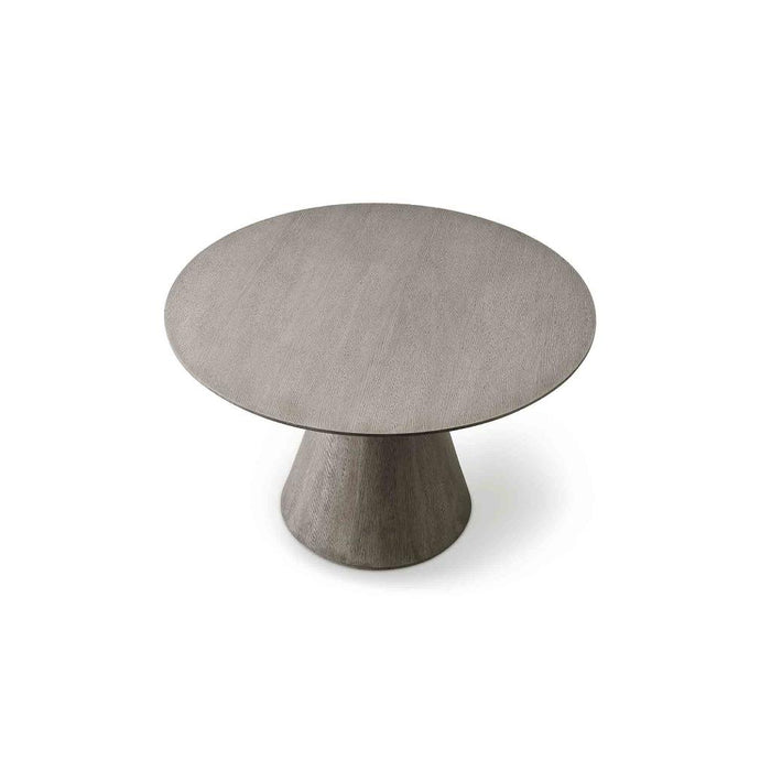 Whiteline Modern Grey Kira Round Dining Table