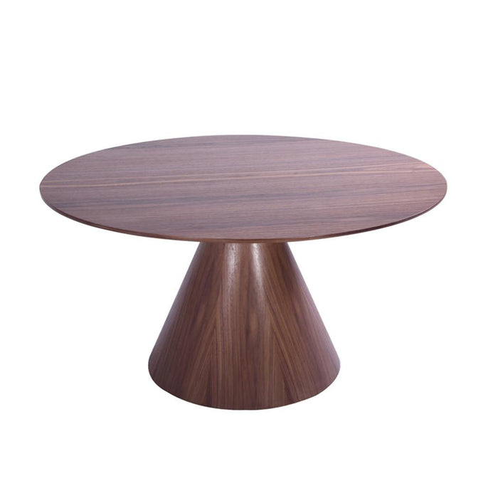 Whiteline Modern Norfolk Round Wood Dining Table