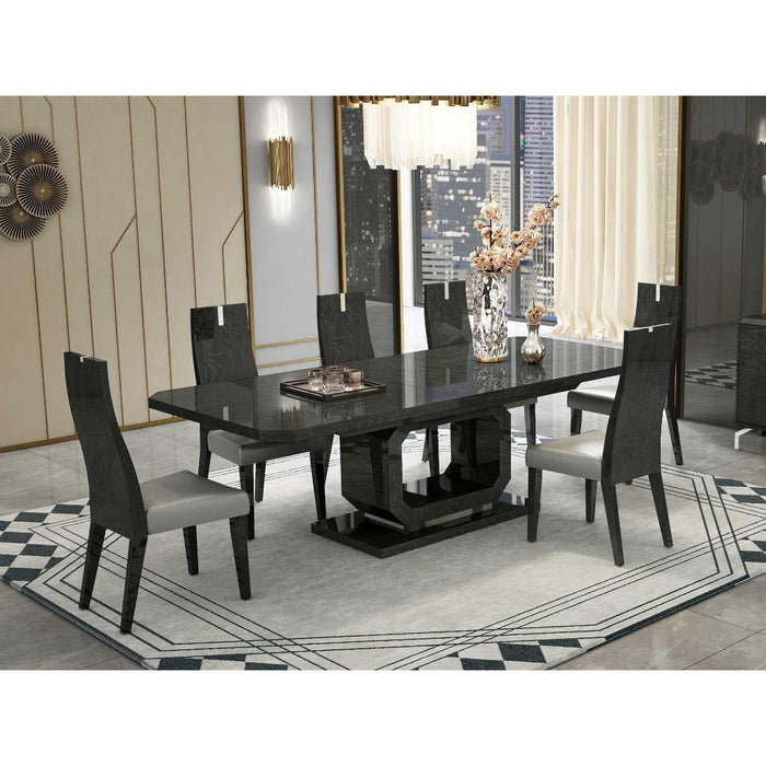 Whiteline Modern Los Angeles Extendable Dining Table Black