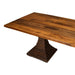 Sarreid LTD. Dining Table Aesthetic Pedestal Wood Dining Table by Sarreid LTD