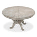 Sarreid LTD. Dining Table Arles Equestrian Jupe Dining Table 70" Moonskin Pedestal by Sarreid LTD.