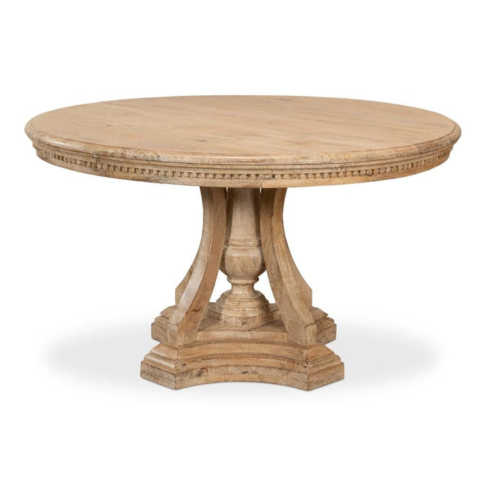 Sarreid LTD. Dining Table Chantal Pedestal Dining Table by Sarreid LTD.