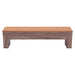 Zuo Bench Bonker Storage Bench Brown