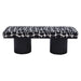 Zuo Bench Botoia Bench Black & White