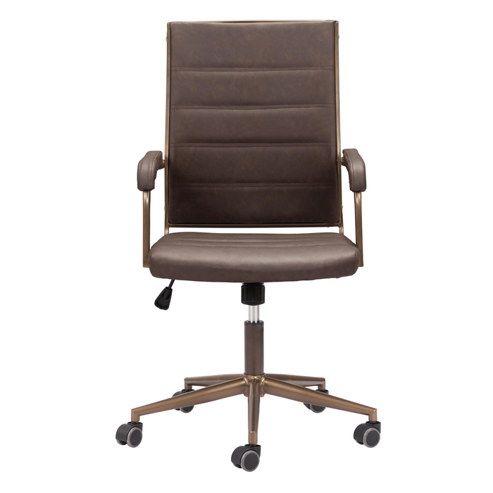 Zuo Office Chair Auction Office Chair Espresso by Zuo