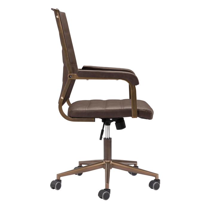 Zuo Office Chair Auction Office Chair Espresso by Zuo