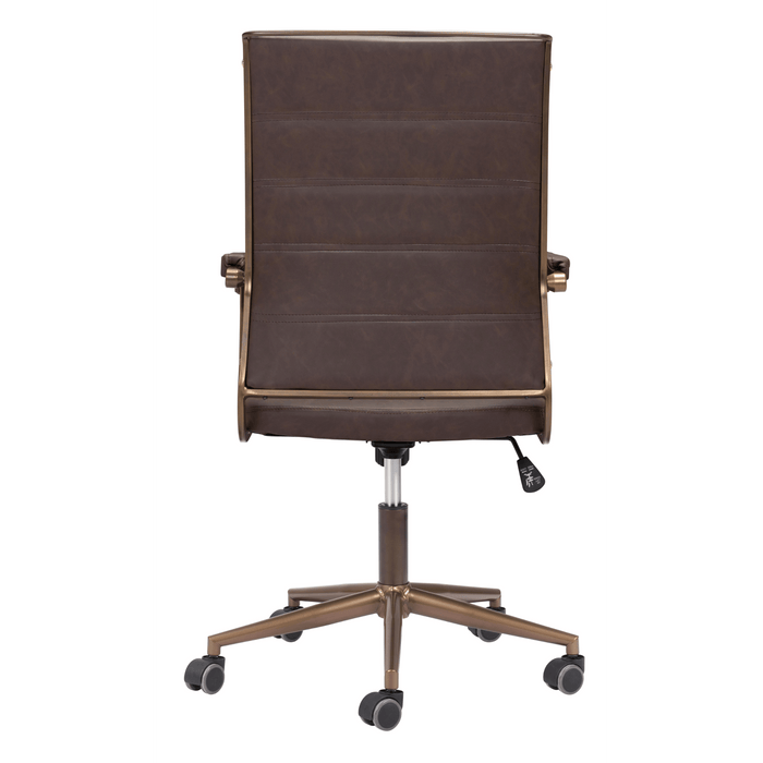 Zuo Office Chair Auction Office Chair Espresso by Zuo