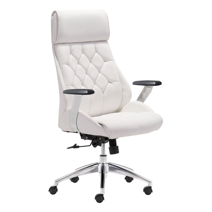 Zuo Office Chair White Boutique Modern Office Chair by Zuo