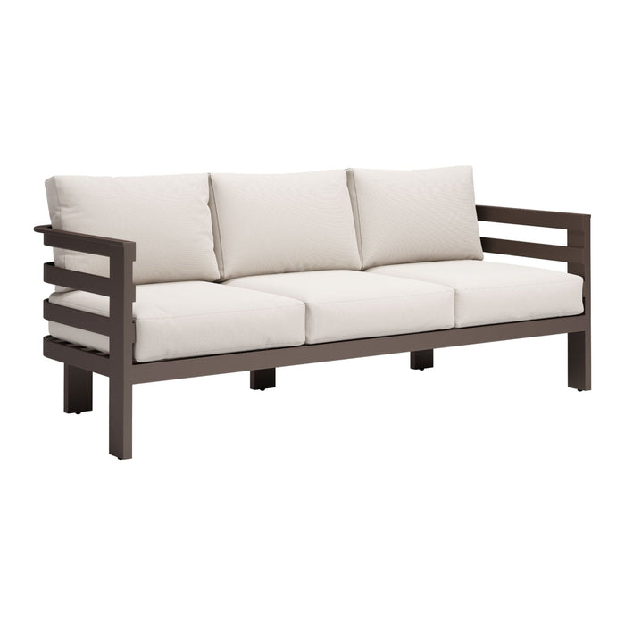 Zuo Sofa/Sectional Bal Harbor Outdoor Sofa by Zuo, White