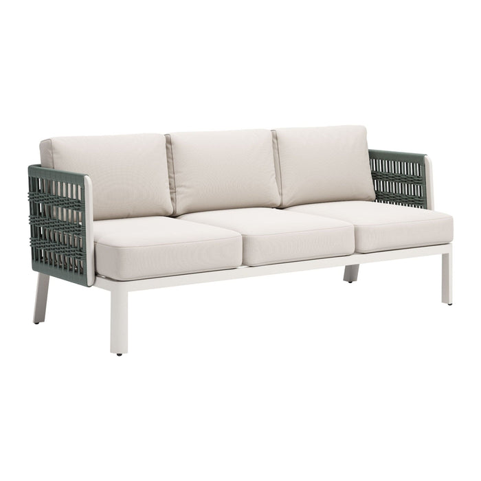 Zuo Sofa/Sectional Bridgehampton Outdoor Sofa by Zuo, White