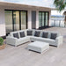 Zuo Sofa/Sectional Corona del Mar Outdoor Sectional Set by Zuo